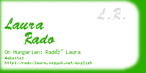 laura rado business card